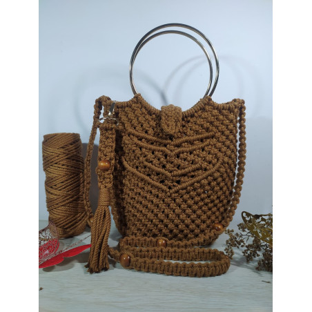 Bolso tipo Tula - Cafe Moca | By Mariam Atelier