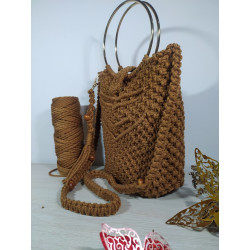 Bolso tipo Tula - Cafe Moca | By Mariam Atelier